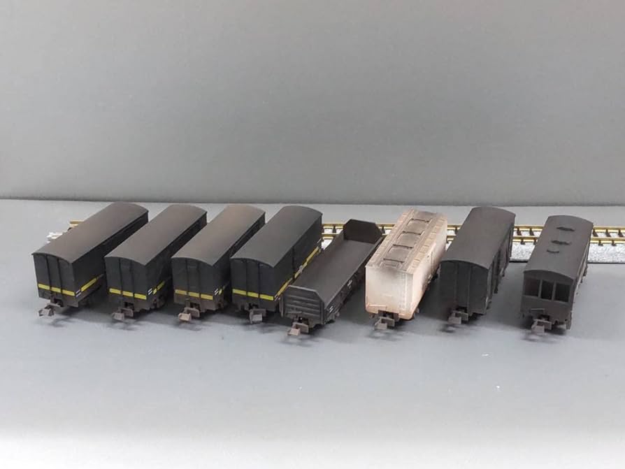 Amazon.co.jp: 加工98787 TOMIX 国鉄 北海道貨物列車 (黄帯車) 8